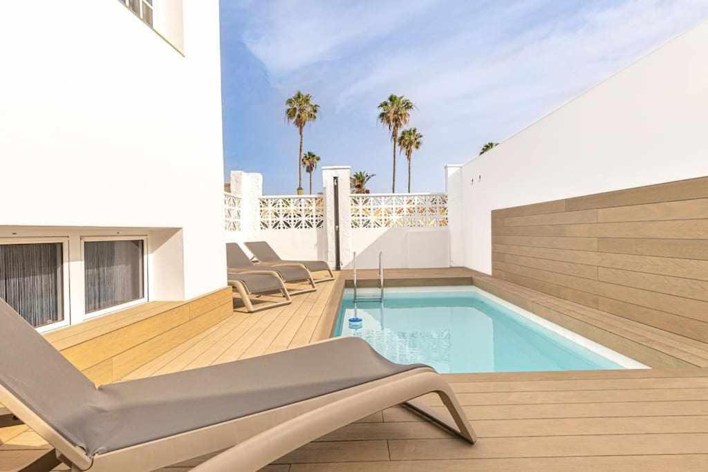 La Favorita Preciosa Villa Con Piscina Privada Corralejo Exterior foto
